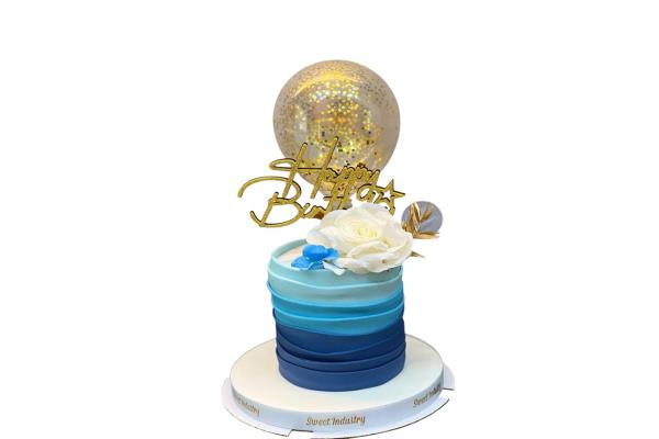 Blue Layered Cake   